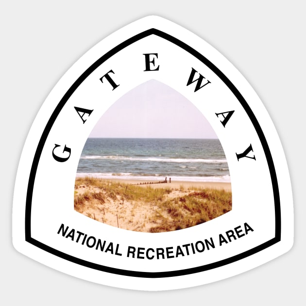 Gateway National Recreation Area trail marker Sticker by nylebuss